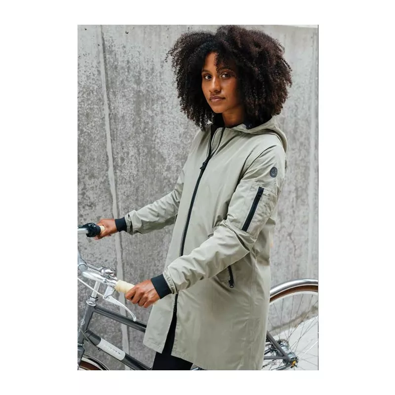 Veste de pluie vélo pour femme Agu Long Bomber Jacket