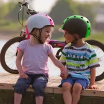 Casque vélo enfant Melon Urban Active double stripe