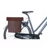 City shopper en cuir végétal - Basil -  Sacoche vélo 14-16L