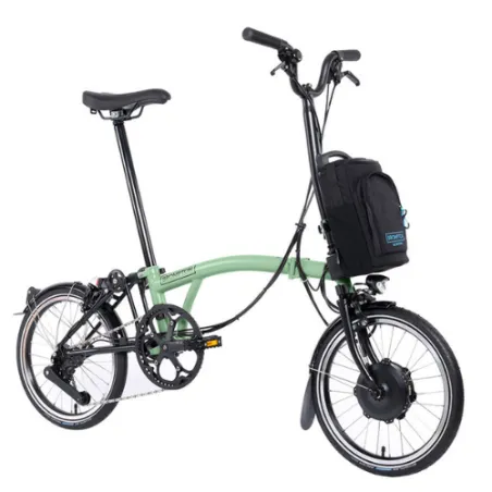 Brompton électrique C-Line 4 vitesses - Matcha Green