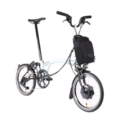 Brompton P-Line électrique 12 vitesses  - Lunar Ice