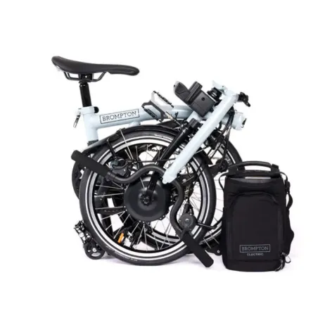 Brompton P-Line électrique 12 vitesses  - Lunar Ice