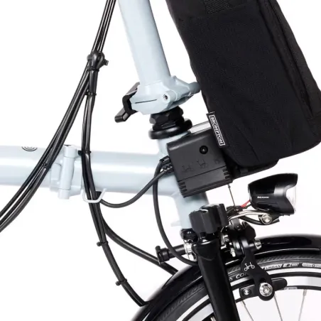 Brompton P-Line électrique 12 vitesses  - Lunar Ice