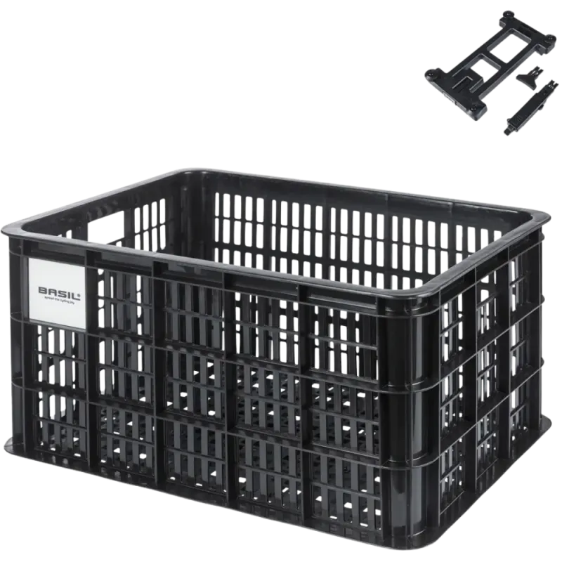 Caisse à vélo (fixation MIK incluse) Crate - Basil Caisse à vélo (fixation MIK incluse) Crate - Basil