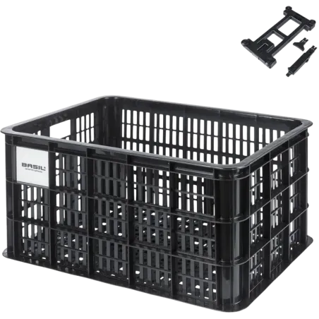 Caisse à vélo (fixation MIK incluse) Crate - Basil