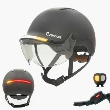 Casque Lifre Premium (Éclairage + Clignotants) - Overade