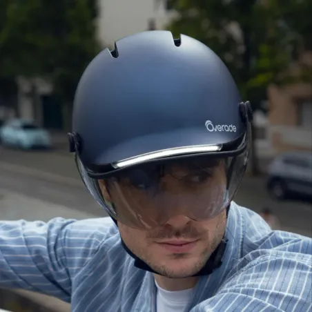 Casque Life Premium (Éclairage + Clignotants) - Overade