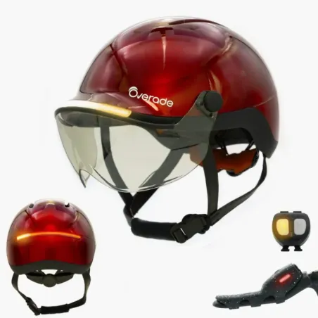 Casque Lifre Premium (Éclairage + Clignotants) - Overade