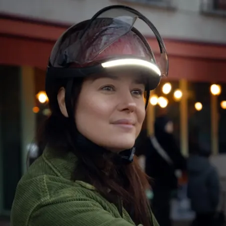 Casque Lifre Premium (Éclairage + Clignotants) - Overade