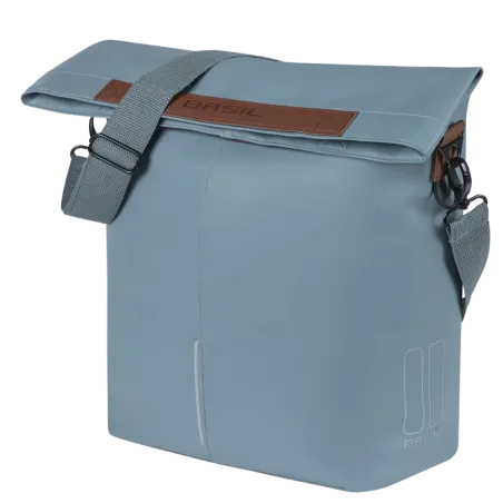 Sacoche vélo en cuir végétal City Shopper 14-16L - Basil
