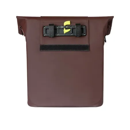 Sacoche vélo en cuir végétal City Shopper 14-16L - Basil