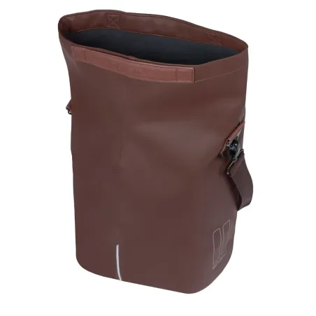 Sacoche vélo en cuir végétal City Shopper 14-16L - Basil