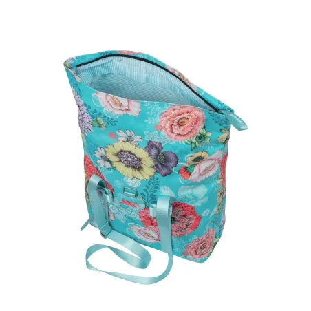 Sacoche simple shopper Bloom Field 15-20L- Basil
