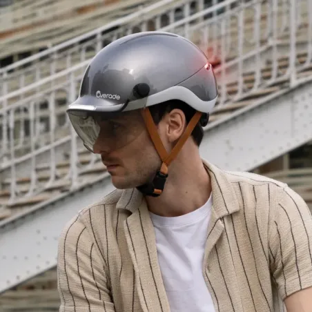 Casque Life Premium (Éclairage + Clignotants) - Overade
