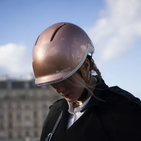 Casque vélo Urbain avec éclairage + clignotants - Overade