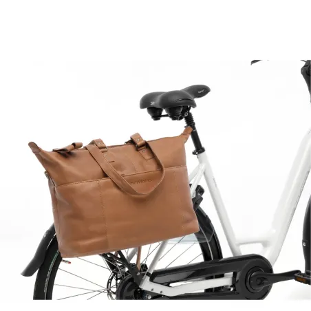 Sacoche vélo en cuir Verla - New Looxs
