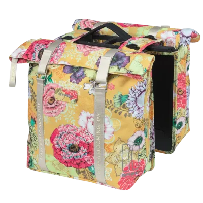 Sacoche double Bloom Field  MIK pour vélo - Basil 28-35L