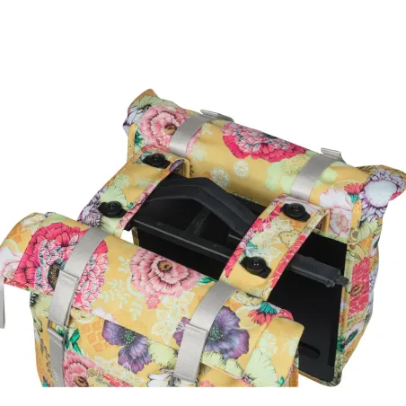 Sacoche double Bloom Field  MIK pour vélo - Basil 28-35L