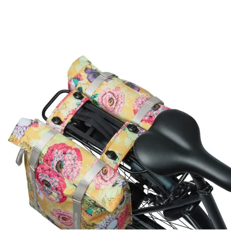 Sacoche double Bloom Field  MIK pour vélo - Basil 28-35L