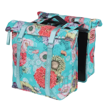 Sacoche double Bloom Field  MIK pour vélo - Basil 28-35L