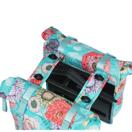 Sacoche double Bloom Field  MIK pour vélo - Basil 28-35L