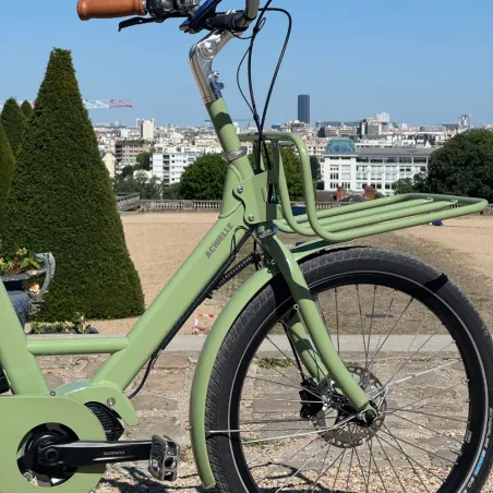 Brompton Electric C Line explore 12 vitesses guidon M Ocean, Ocean Blue