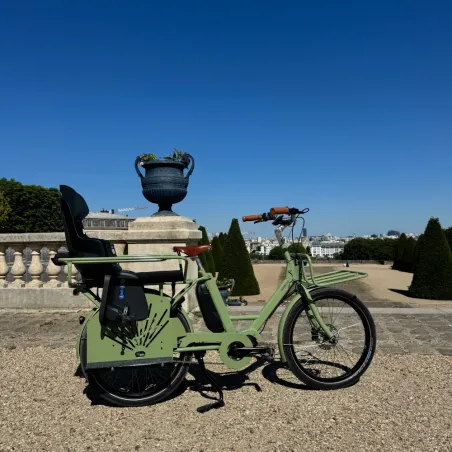 Brompton Electric C Line explore 12 vitesses guidon M Ocean, Ocean Blue