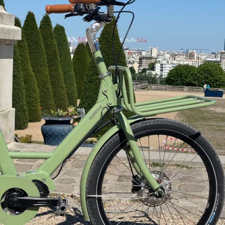 Brompton Electric C Line explore 12 vitesses guidon M Ocean, Ocean Blue