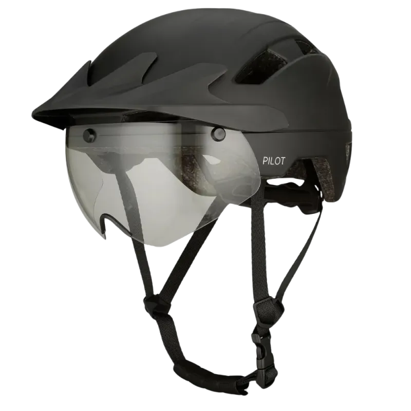 Casque urbain Pilot (Visière + Clignotants) - Go-Off