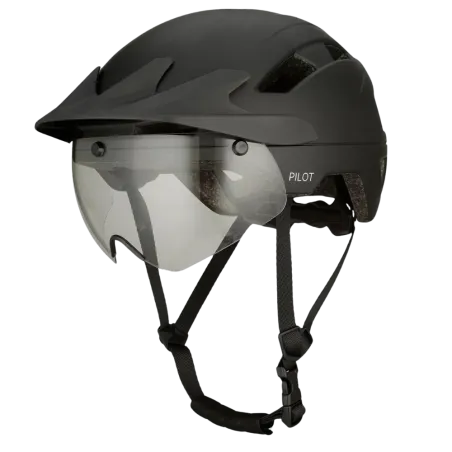 Casque urbain Pilot (Visière + Clignotants) - Go-Off