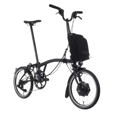 Brompton P-Line électrique 12 vitesses  - Midnight Black