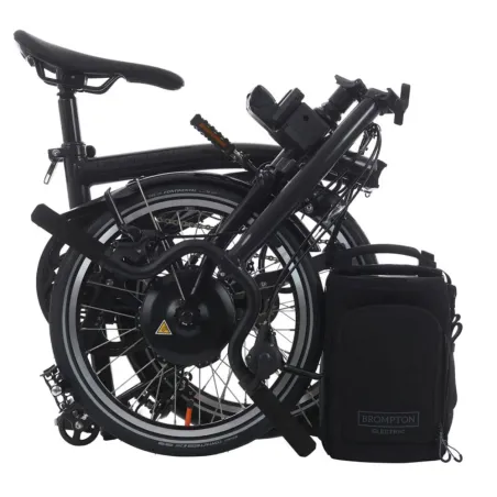 Brompton P-Line électrique 12 vitesses  - Midnight Black