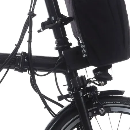 Brompton P-Line électrique 12 vitesses  - Midnight Black