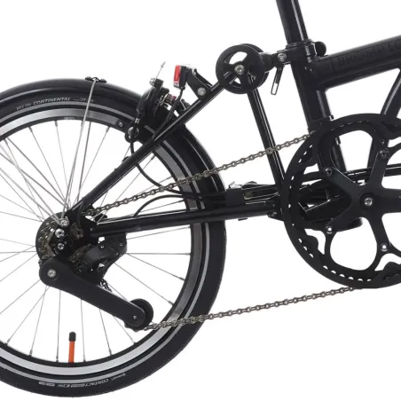 Brompton P-Line électrique 12 vitesses  - Midnight Black