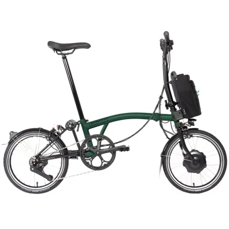Brompton C Line Electric  12 vitesses - Racing Green