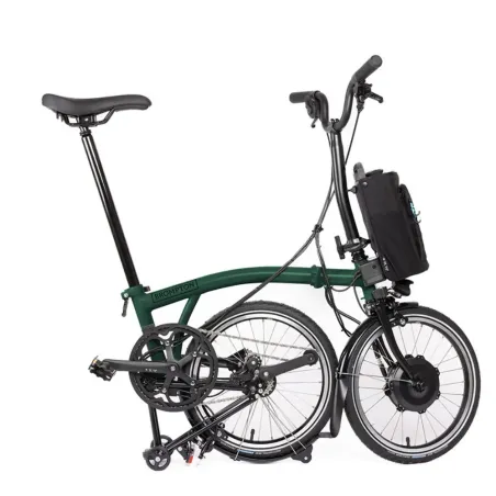 Brompton C Line Electric  12 vitesses - Racing Green