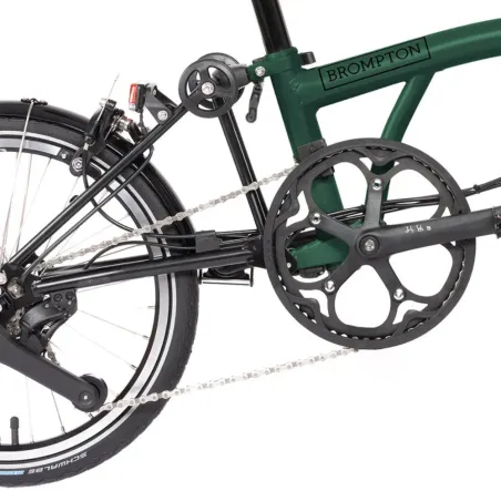 Brompton C Line Electric  12 vitesses - Racing Green