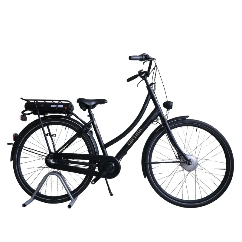 Cortina E-U1 450Wh / RECONDITIONNE Dames Noir mat 46cm 2021 Cortina E-U1 450Wh / RECONDITIONNE Dames Noir mat 46cm 2021