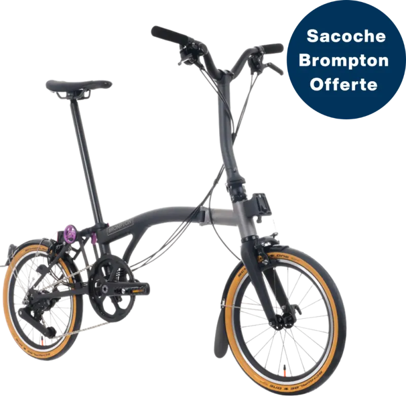 Brompton T-Line 4 vitesses - Ceratech Edition Brompton T-Line 4 vitesses - Ceratech Edition