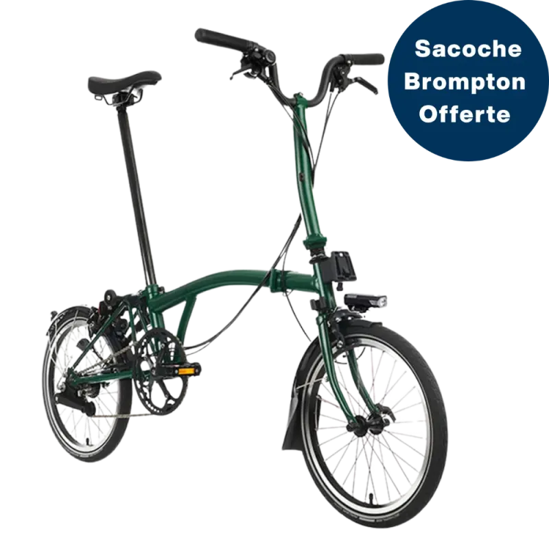 Brompton - C-Line Explore 12 vitesses - Racing Green