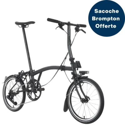 Brompton P-Line 4 Vitesses - Midnight Black