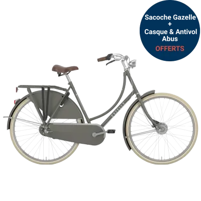 Vélo de ville hollandais Gazelle Classic à rétropédalage