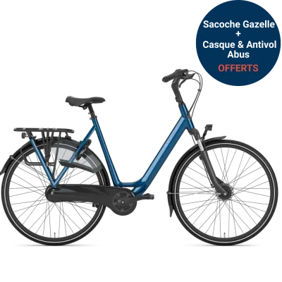 Vélo de ville hollandais Gazelle Orange C7+