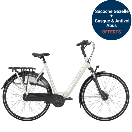 Vélo de ville hollandais Gazelle Orange C7+