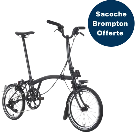 Vélo pliant P-Line - Brompton. Triangle et fourche en titane