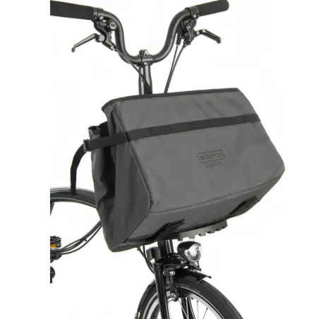 Brompton E Basket + Brace + Frame Dk Grey