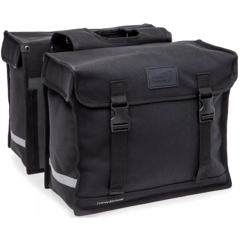 Sacoche de vélo double New Looxs Canvas de luxe 46L Sacoche de vélo double New Looxs Canvas de luxe 46L
