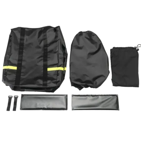 Le Storm Box Mini -Tern transforme l'arrière du vélo longtail Tern en un grand compartiment protégé contre les intempéries.