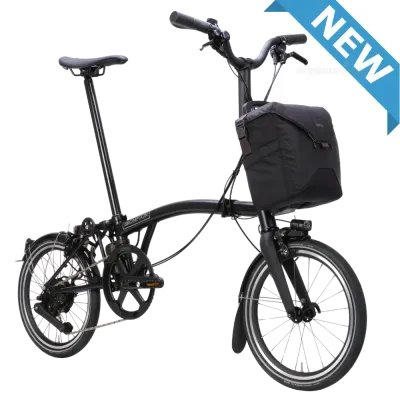 Brompton P-Line Electric (E-Motiq) 4 Vitesses - Matt Black