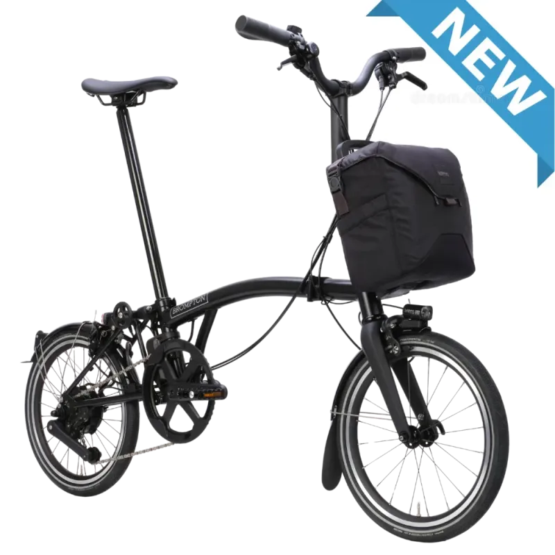 Brompton P-Line Electric (E-Motiq) 4 Vitesses - Matt Black